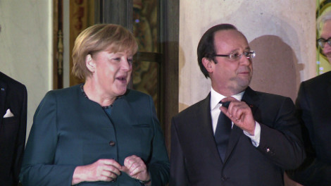 Annus horribilis pour les présidents Merkel réconforte Hollande