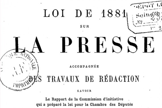 Loi de 1881 sur la liberté de la presse : à l'ère de l'Internet, un remodelage en vue ?