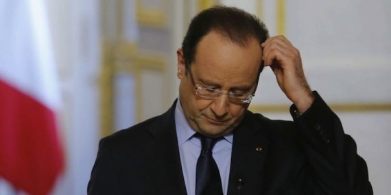 Popularité Hollande chute