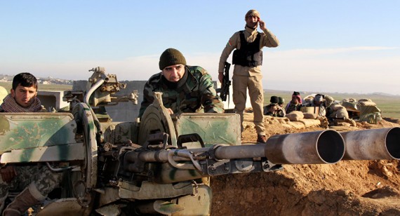 troupes américaines combats sol Etat islamique kurdes peshmergas
