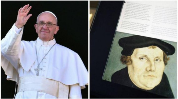 Commémoration Réforme Luther pape François
