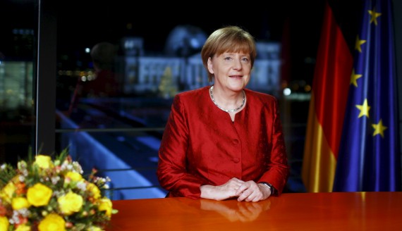 Merkel décorée