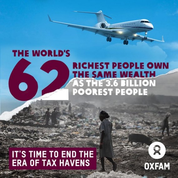Oxfam 62 super riches plus pauvres