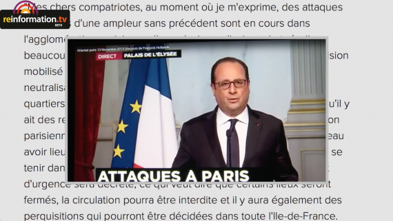 fermeture frontieres attentats Paris Hollande