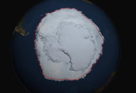 glace Océan Antarctique étendre