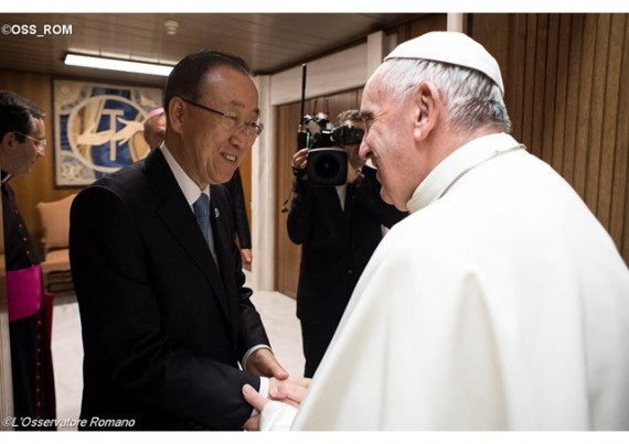 pape François Objectifs développement durable ODD Ban Ki moon soutien