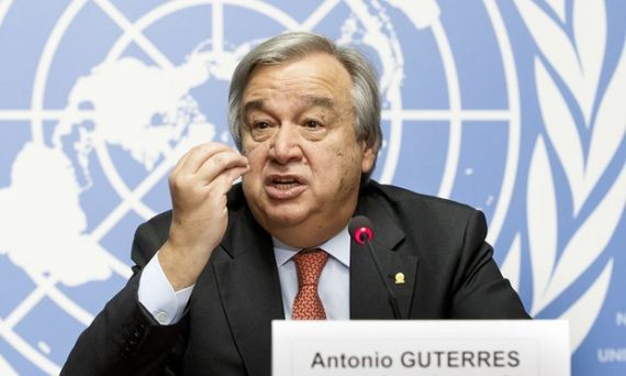 Antonio Guterres Secrétaire général ONU ouverture frontières UE migrants