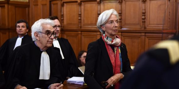 FMI confiance Christine Lagarde condamnée justice française