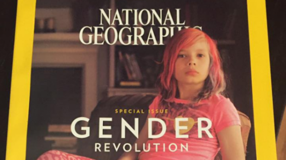 National Geographic numéro janvier Une garçon habillé fille idéologie genre