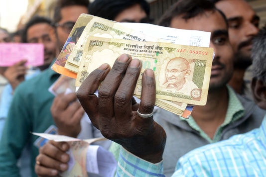 gouvernement banque centrale Inde démonétisation