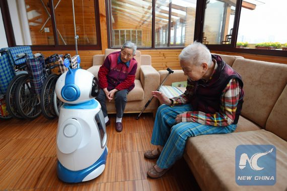 Chine intelligence artificielle santé soins personnes âgées