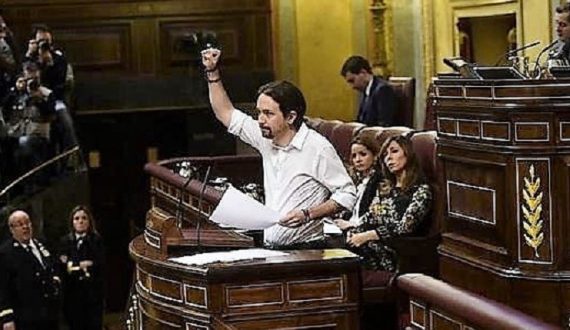 Espagne Podemos messe télévisée dimanche