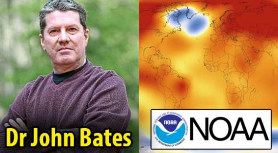 NOAA Manipulation Réchauffement températures