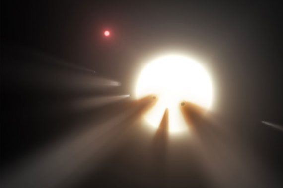 KIC 8462852 étoile clignotante méga structure aliens