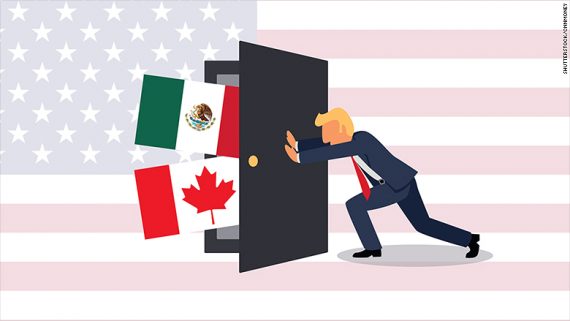 Trump retournement ALENA Union nord américaine globalisme NAFTA