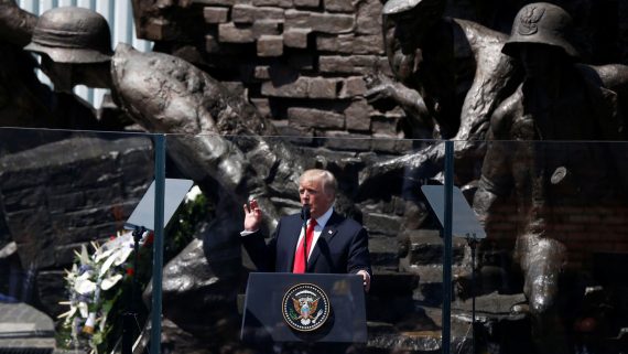 Donald Trump discours Varsovie Occident civilisation Dieu famille patrie
