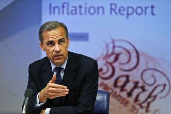 Gouverneur Banque Angleterre remontée taux intérêts