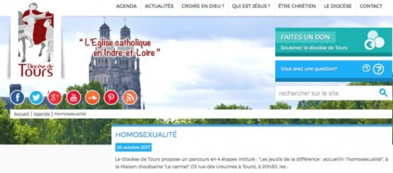 Accueillir homosexualité diocèse Tours engage