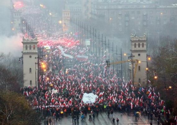 Nous voulons Dieu Marche Indépendance 11 novembre Varsovie Pologne