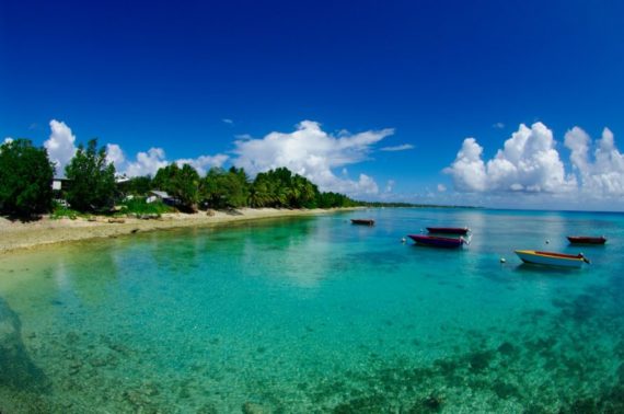 Tuvalu Pacifique surface augmenté submersion