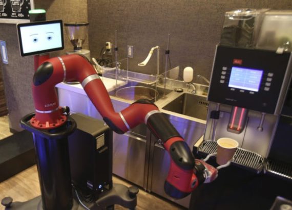 barista robot Japon café