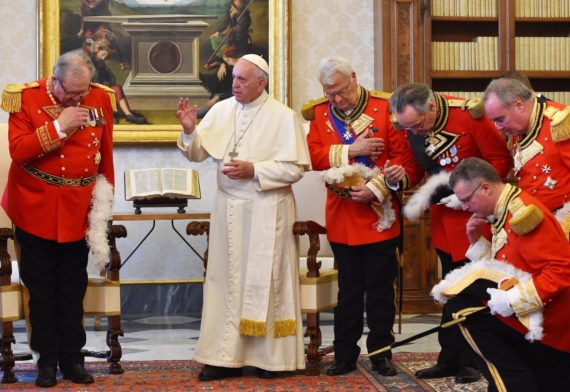 chevaliers Ordre Malte pape François