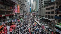 manifestants Hong-Kong modèle Taïwan