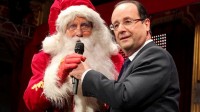 Hollande candidat père Noël à Saint Pierre et Miquelon