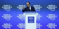 A Davos, François Hollande assure que la France agit pour réduire ses handicaps