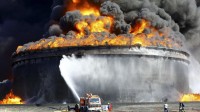 Incendie terminal petrolien libyen