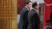 Hollande Valls sondages chute