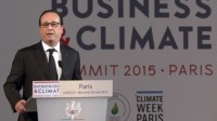 Réchauffement climatique des dirigeants d'entreprise réunis à Paris pour réclamer un prix élevé du carbone