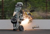 La photo : accident spectaculaire à Indianapolis