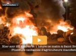Nuit de la détresse : En Bretagne, manifestation des agriculteurs en désarroi LES PREMIERES IMAGES