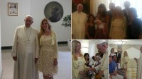 pape François baptise enfants Lucas Schaerer amis argentins