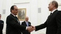 François Hollande Vladimir Poutine démarche commune