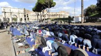 Rome musulmans prière publique Colisée chrétienté