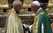 La rencontre entre le pape François et l’archevêque anglican de Cantorbéry, Justin Welby