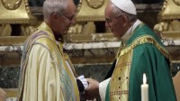 rencontre pape François archevêque anglican Cantorbéry Justin Welby