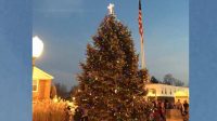 Knightstown Indiana croix sapin Noël