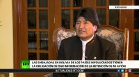 Evo Morales, président indigéniste de la Bolivie, a les honneurs de rt.com