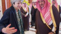 Theresa May Arabie saoudite actions Aramco Londres marché