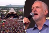 La photo :<br>Corbyn comme Macron :<br>à l’ombre d’une pyramide