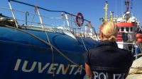 Devoir invasion Arrivée Migrants Italie Baissé Août