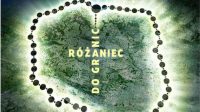 Ratuj różańcem Polskę i Świat Sauve la Pologne et le monde avec le Rosaire-----Różaniec do granic(inscription en forme de croix sur la Pologne) : Rosaire aux frontières