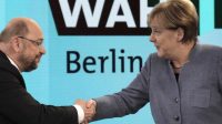 Allemagne Merkel Schulz Grande Coalition Vote Populaire