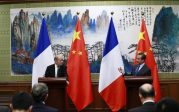 La France et la Chine veulent renforcer leur coopération nucléaire et lutter ensemble contre le « changement climatique »