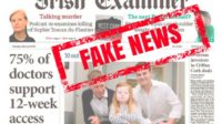 “Fake news” : un sondage bidon affirmant que 75 % des médecins en Irlande sont pour l’avortement a dû être retiré