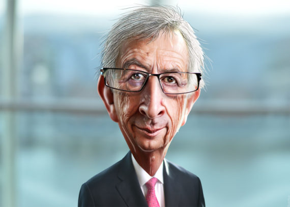 Juncker Extraterrestre Portrait Dirigeant Mondialiste 4G