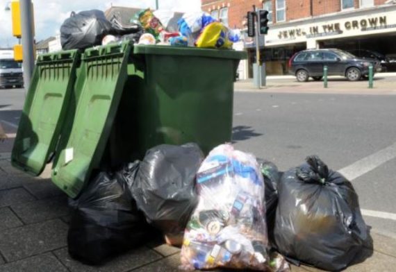 collecte ordures réduite une fois trois semaines Recyclage foyers britanniques